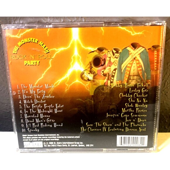 The Monster Mash Rock N Roll Party CD Halloween Favorite - Picture 2 of 3